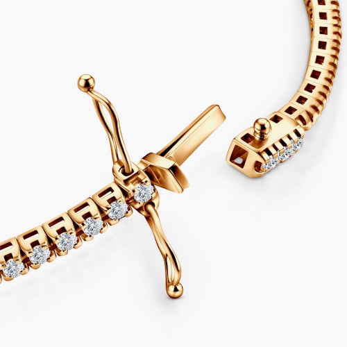 Bransoletka tenisowa Share Your Love 3,0mm: złota, diamenty laboratoryjne